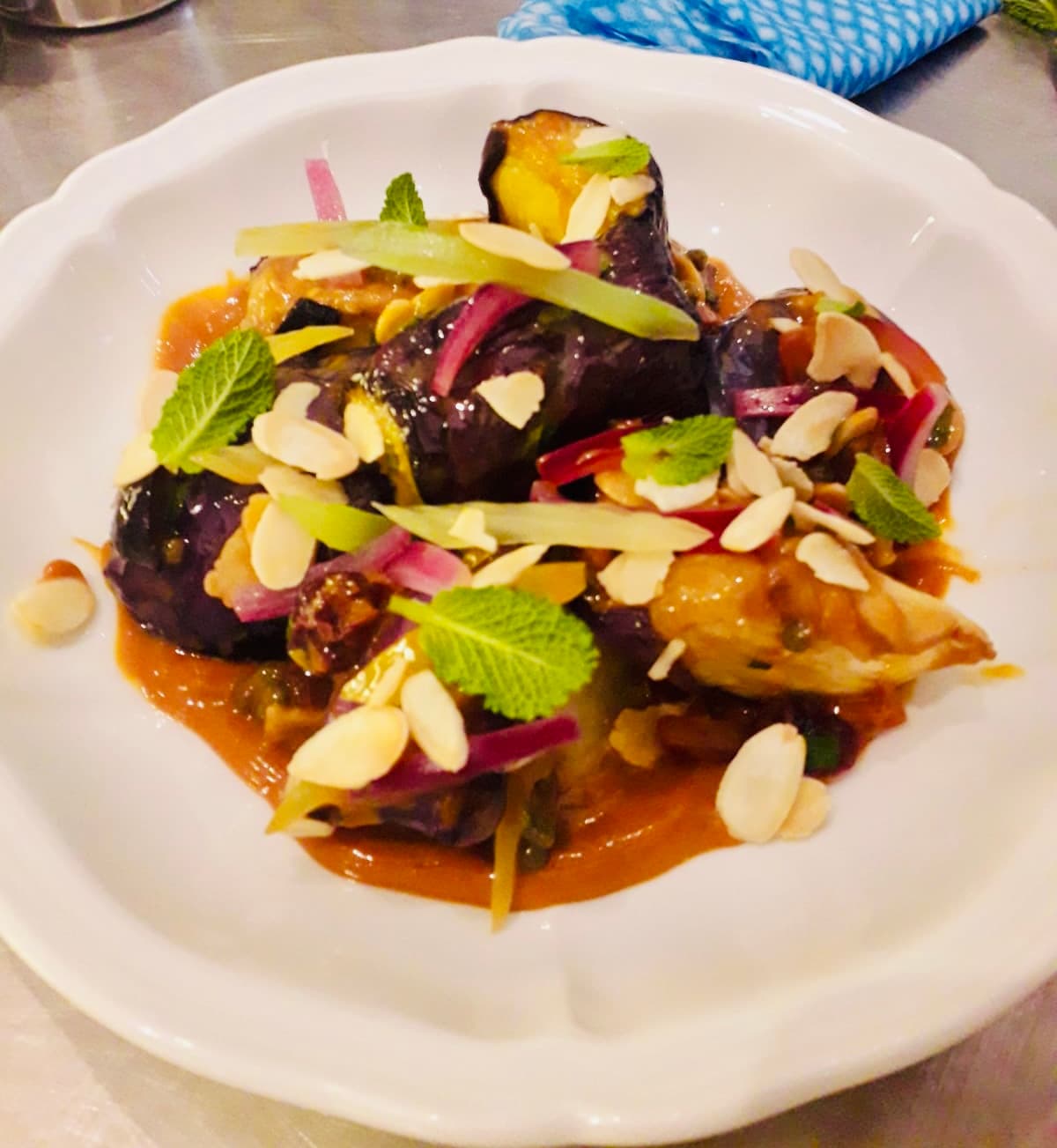 Caponata Siciliana con verdure croccanti